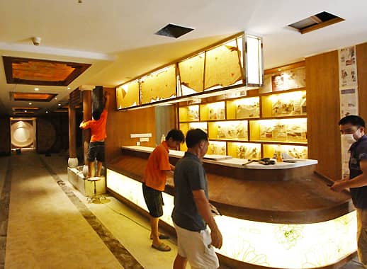 深圳南山新桃園水會(huì)施工現(xiàn)場(chǎng)