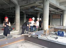 江蘇鹽城水之淼湯泉宮施工現(xiàn)場(chǎng)